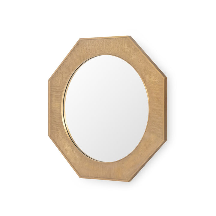 Martina Large Mirror, Antique Brass