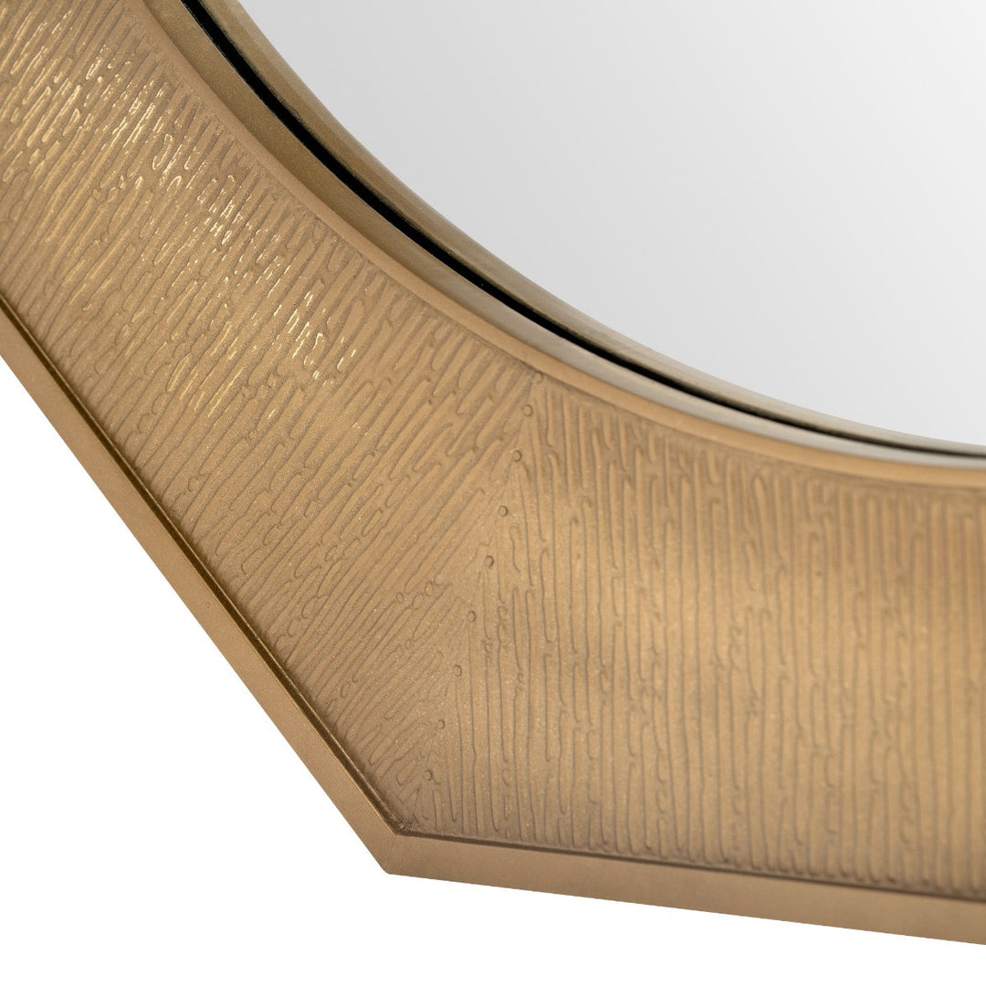 Martina Large Mirror, Antique Brass