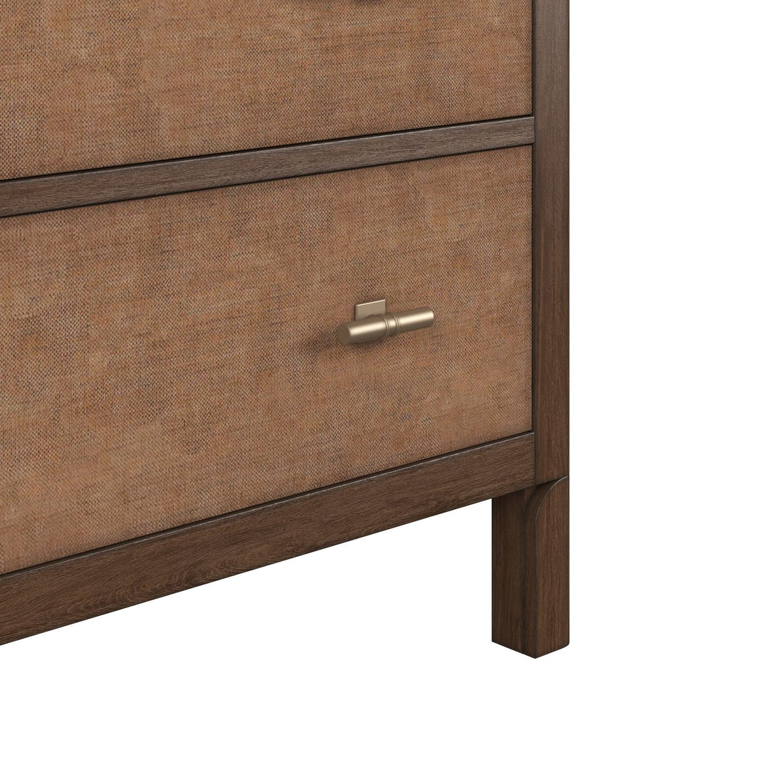 Verge 5 Drawer Chest — Handcrafted Walnut