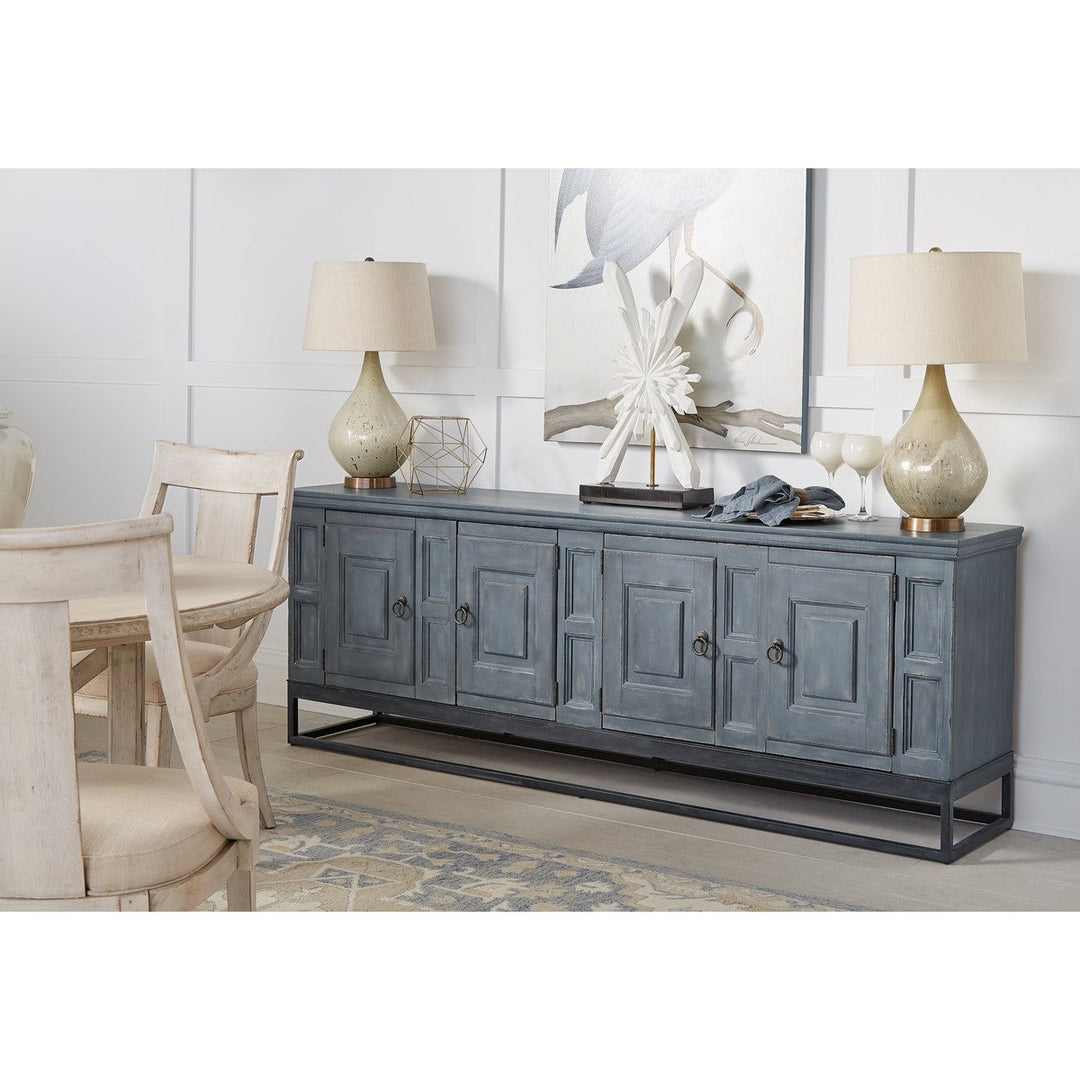 Alcove Entertainment Console - Blue