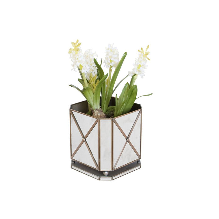 Indoor Planters Antique Mirror Regency Planter