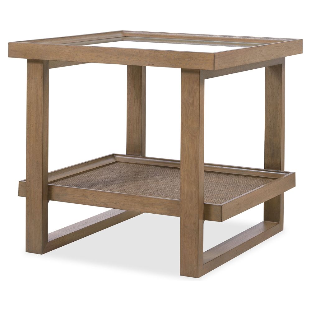 Ballad Rectangle End Table - Medium Wood