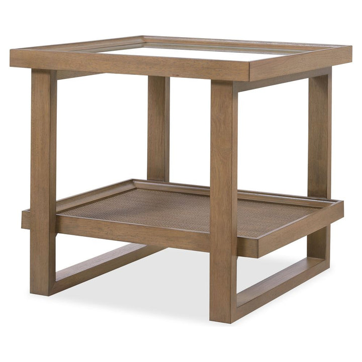 Ballad Rectangle End Table - Medium Wood