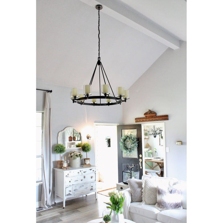 Chandeliers Arcadia Chandelier - Textured Iron