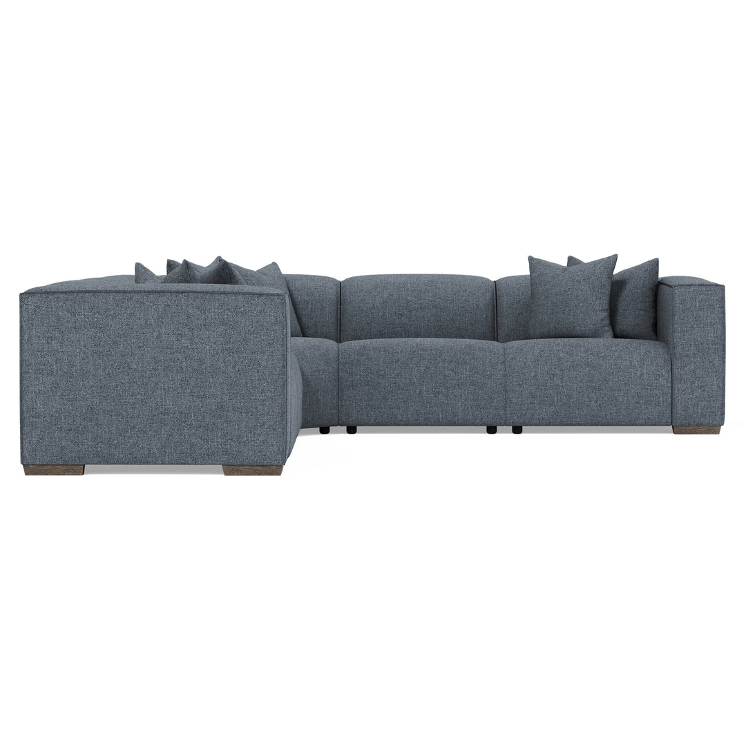 Bliss Fabric 5-Piece Power Motion Sectional Recliner
