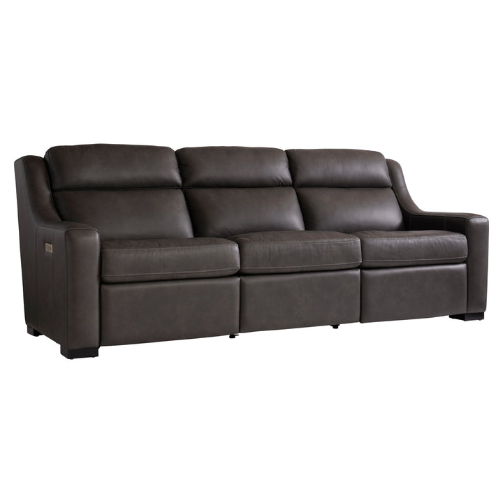 Germain Leather Power Motion Sofa Recliner