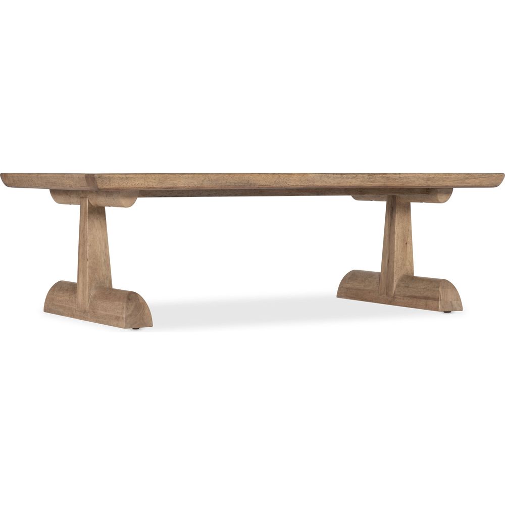 Vineyard Row Rectangle Cocktail Table - Light Wood