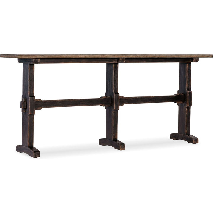 Americana Trestle Console Table - Blacks