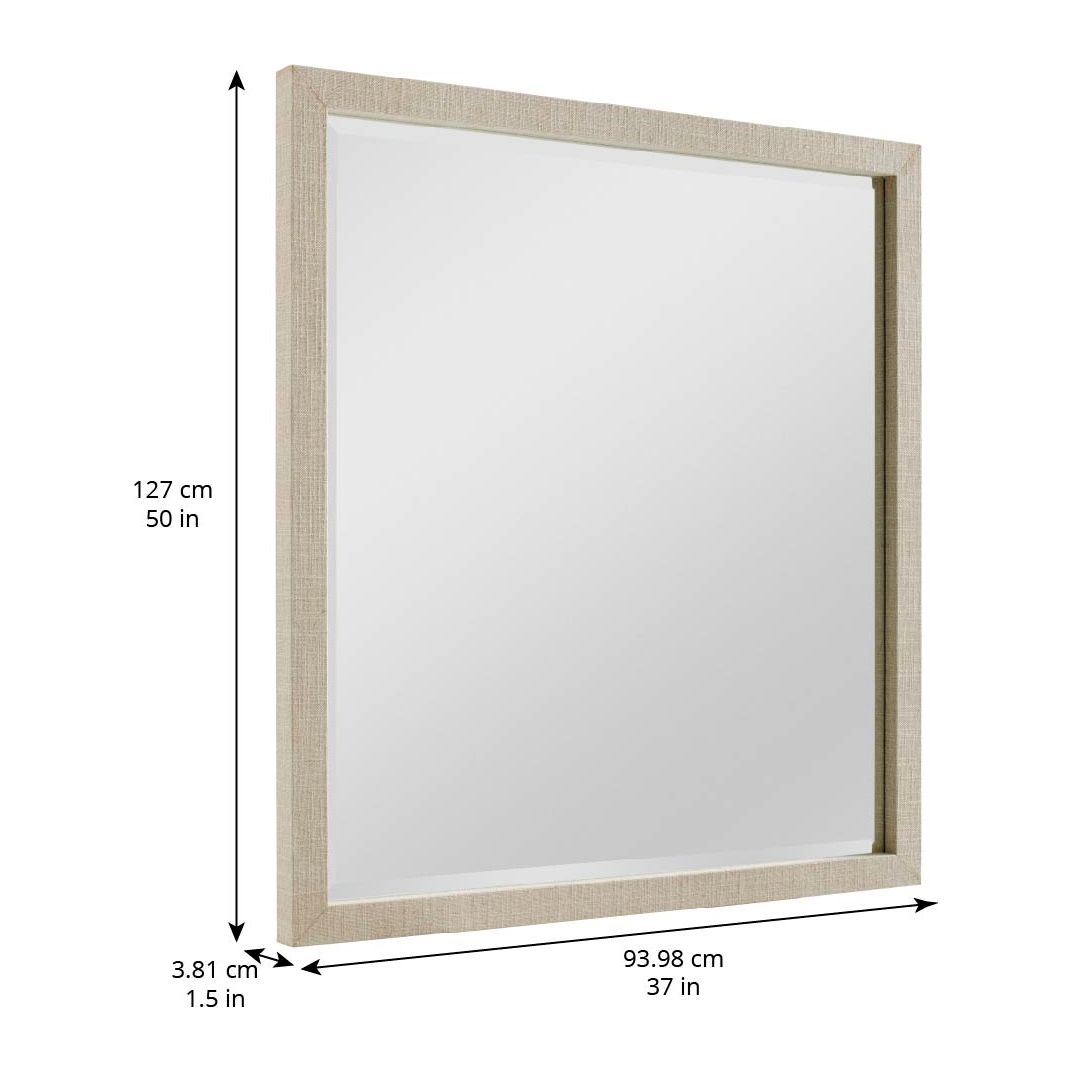 Cotiere Landscape Mirror - Beige