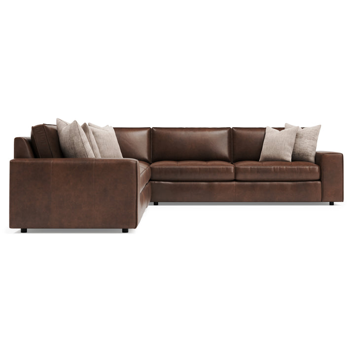 Nest 4-Piece Leather Sectional