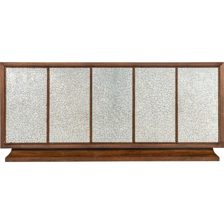 Sideboards & Credenzas Melange Lloyds Leopard Entertainment Credenza - Medium Wood