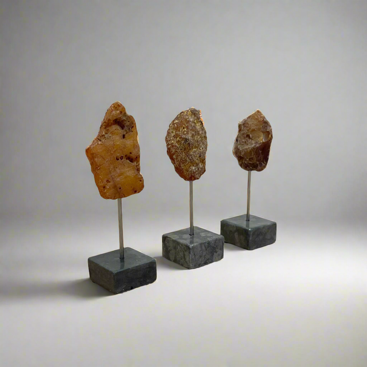 Decorative Objects Natural Chalcedon Trio by Interlude Home