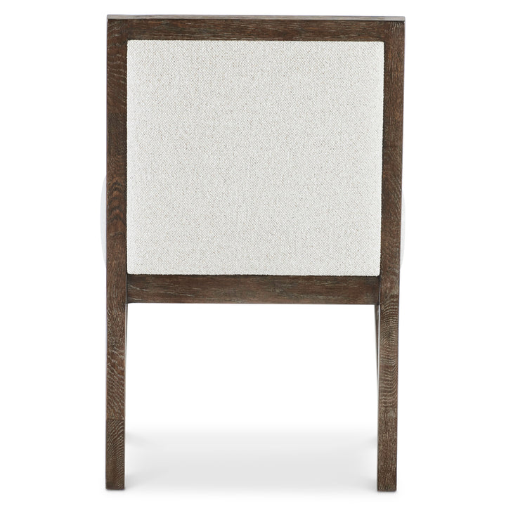 Outline Wooden Frame Arm Chair