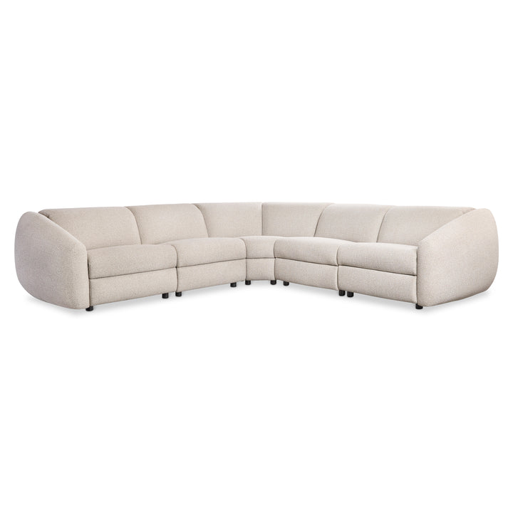 Avignon 5-Piece Fabric Power Motion Sectional Recliner
