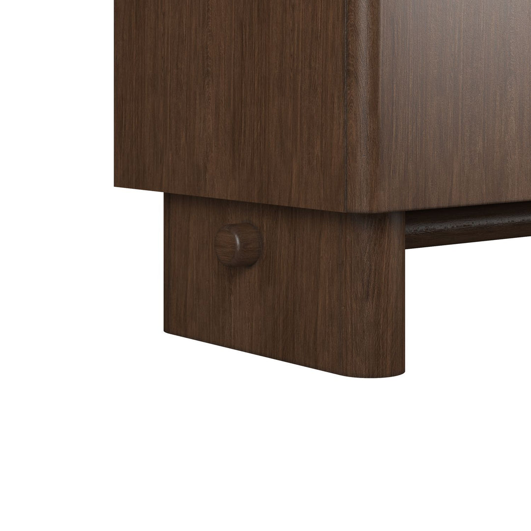 Verge Accent Door Chest — Handcrafted Walnut