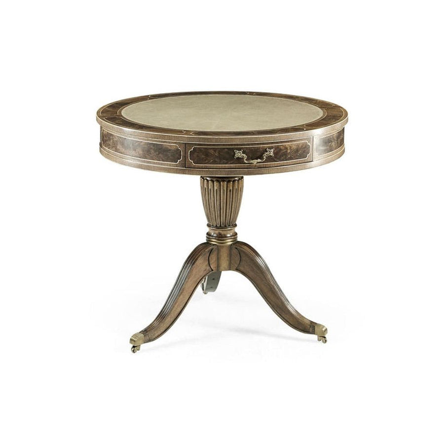Buckingham Bleached Mahogany Drum Table-Jonathan Charles-JCHARLES-000523-AD-Side Tables-2-France and Son