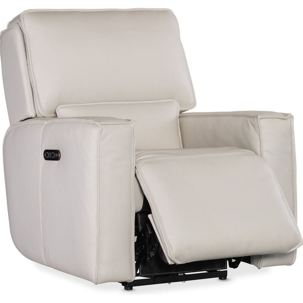 Lounge Chairs: Recliners Miles Zero Gravity Power Recliner with Power Headrest - Grey
