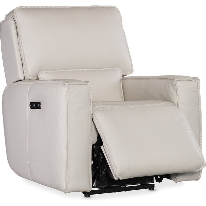Lounge Chairs: Recliners Miles Zero Gravity Power Recliner with Power Headrest - Grey