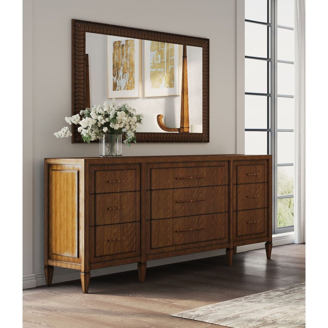 Eave 9 Drawer Dresser — Hazelnut