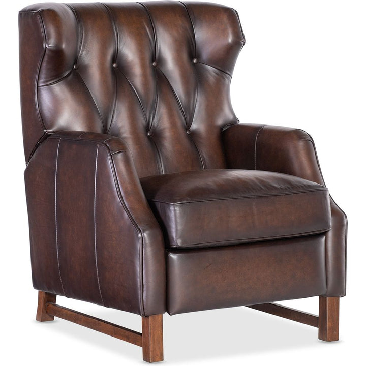 Henderson Press Back Recliner - Dark Brown
