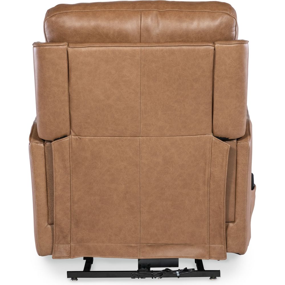 Thyme Power Recliner with Power Headrest, Lumbar & Lift - Brown