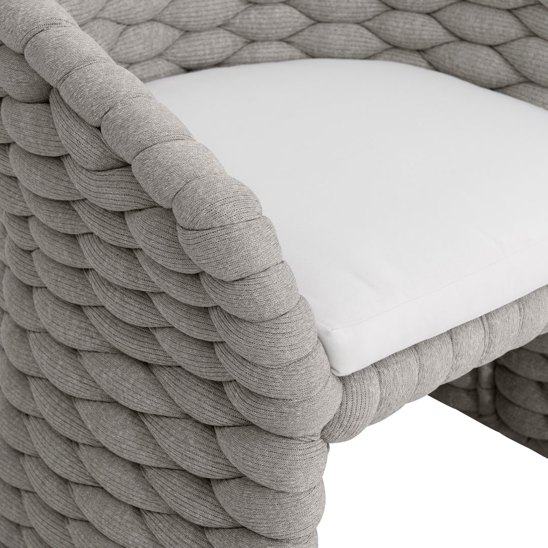 Salinas Nordic Grey Arm Chair