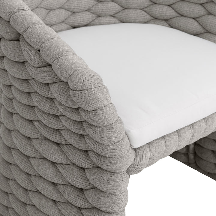 Salinas Nordic Grey Arm Chair