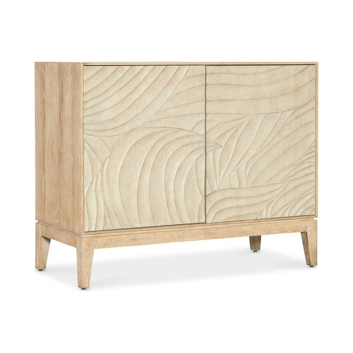 Nightstands Solace Carved Nightstand - Light Wood