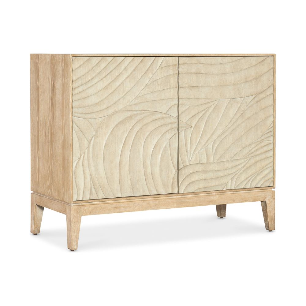 Nightstands Solace Carved Nightstand - Light Wood