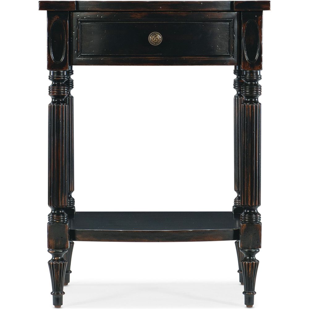 Nightstands Charleston One-Drawer Telephone Table - Blacks