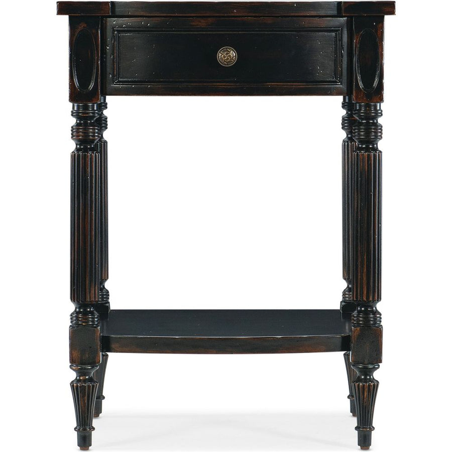 Nightstands Charleston One-Drawer Telephone Table - Blacks