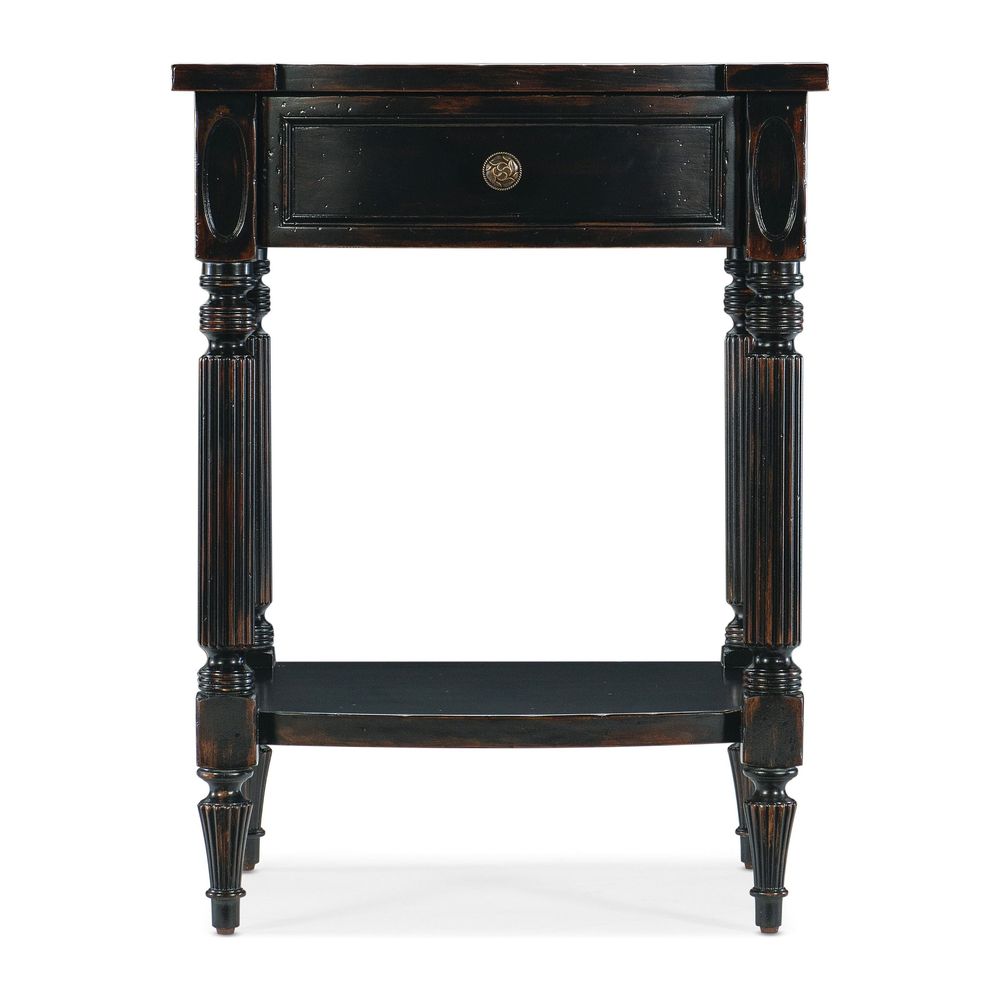 Nightstands Theodore One-Drawer Telephone Table - Blacks