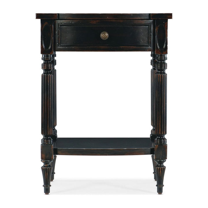 Nightstands Theodore One-Drawer Telephone Table - Blacks