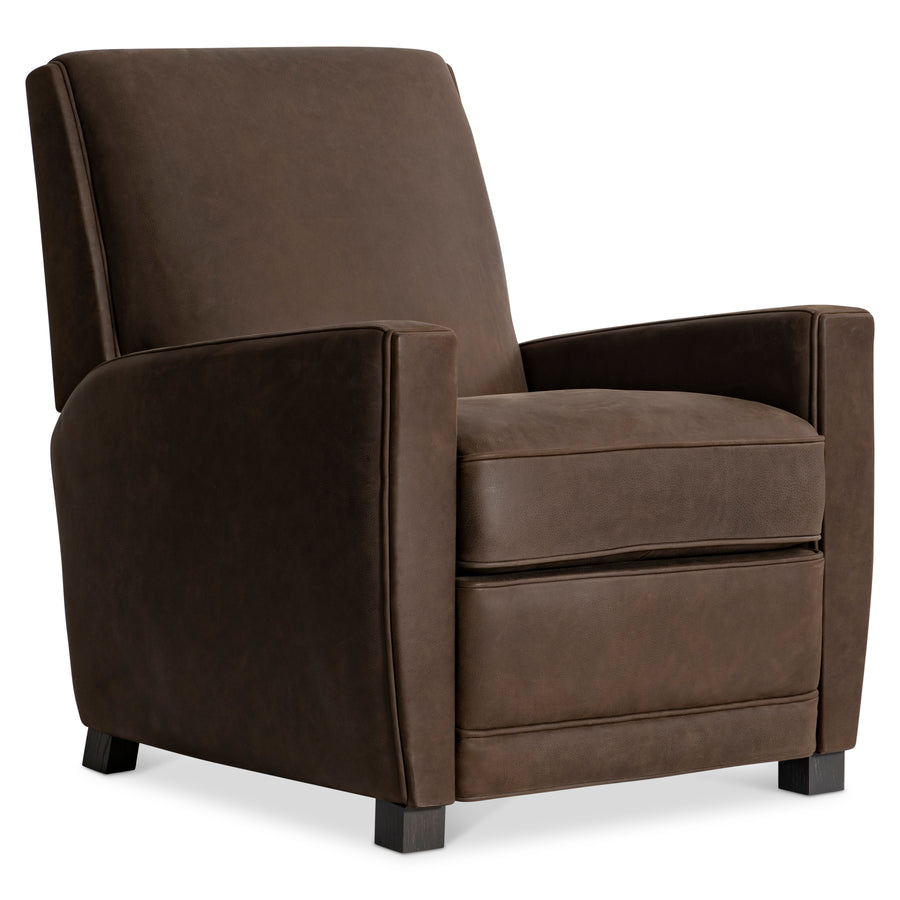 Bastille Leather Recliner, Brown