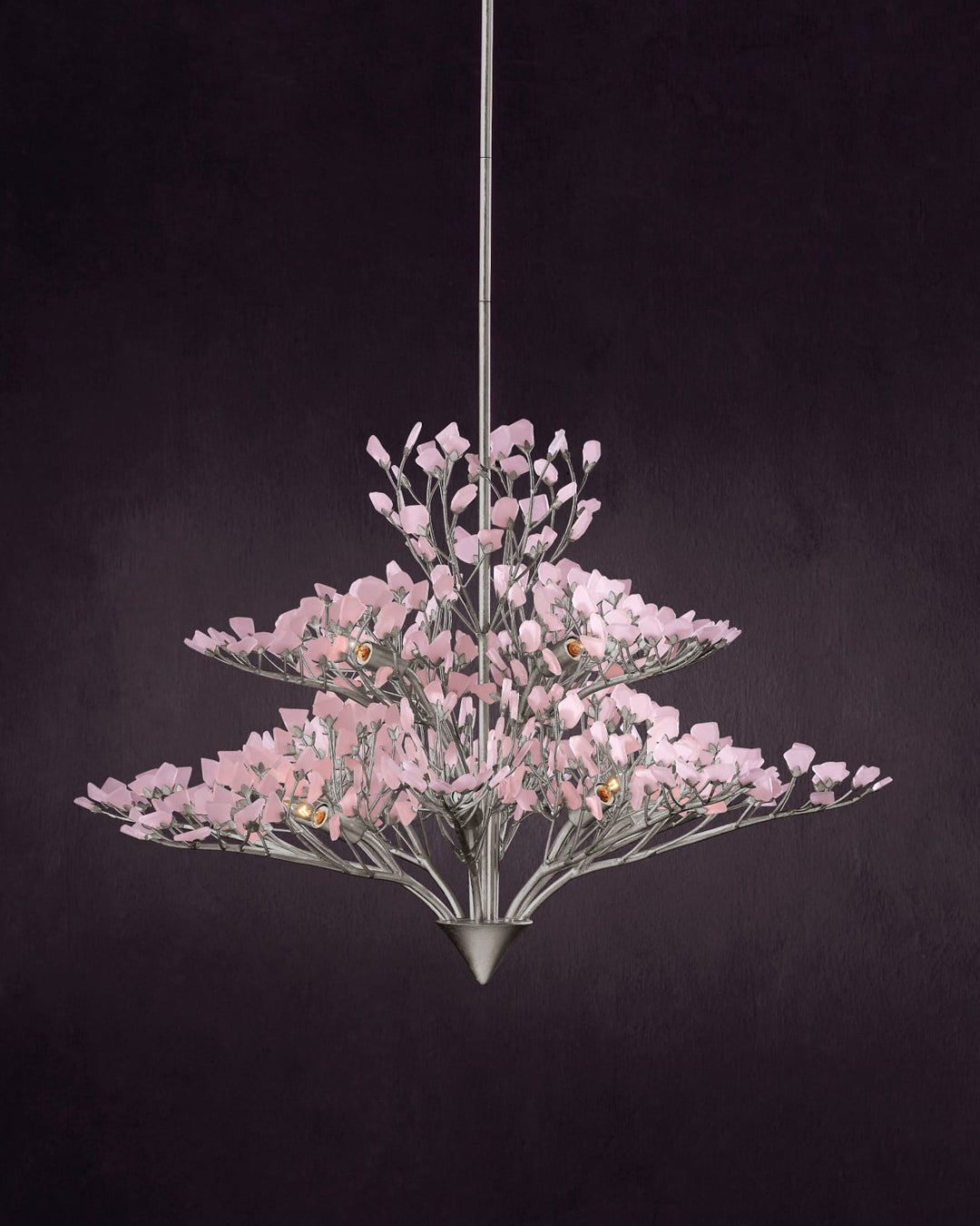 Chandeliers Fiorella Pink Chandelier