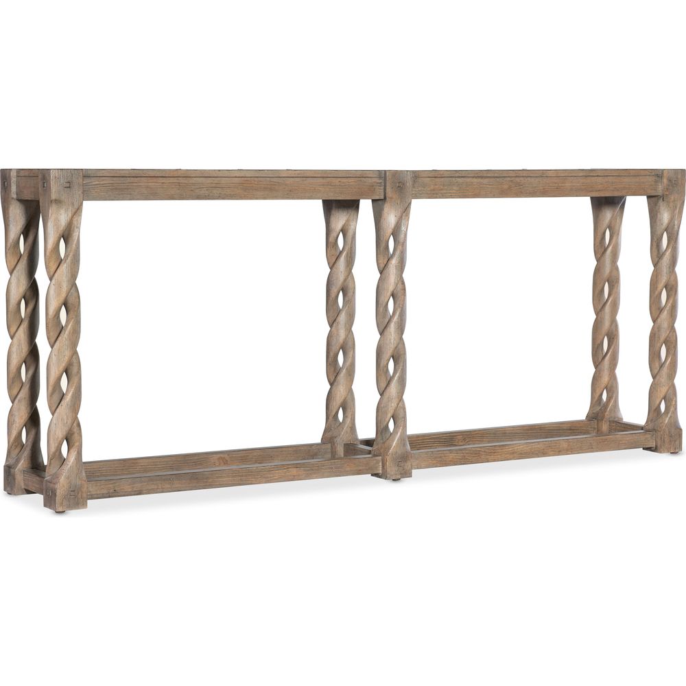 Console Tables Emporium Jack O'bein Long Skinny Console - Medium Wood