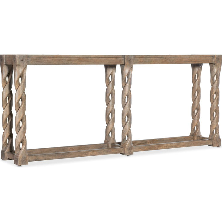 Console Tables Emporium Jack O'bein Long Skinny Console - Medium Wood