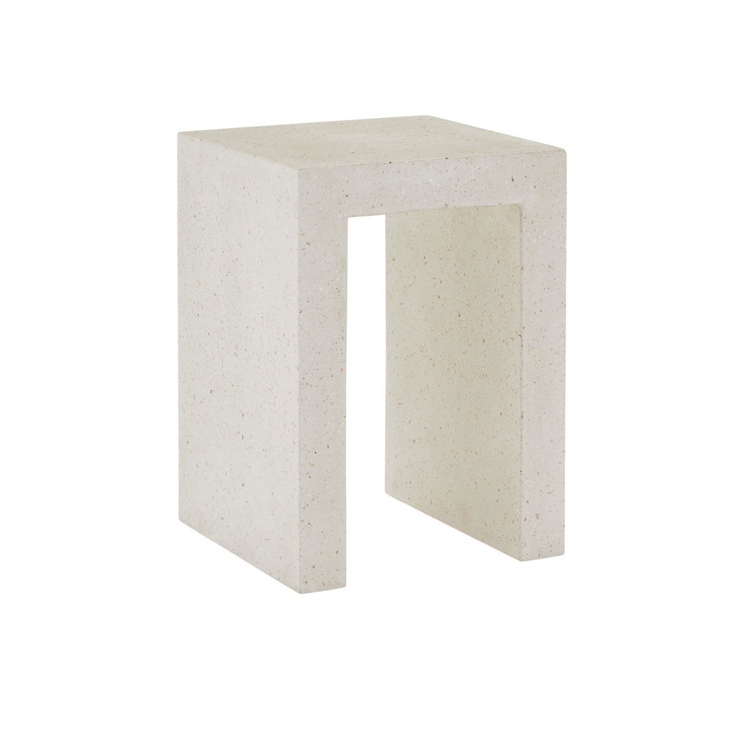 Carson Ivory Terrazzo Accent Table