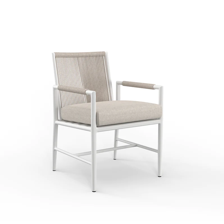 Outdoor Dining Chairs Sabbia Dining Chair in Echo Ash, No Welt