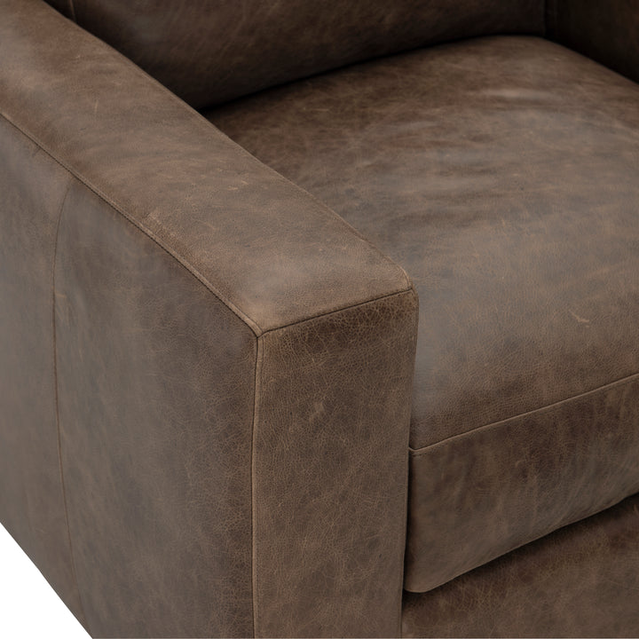 Dawkins Leather Swivel Chair