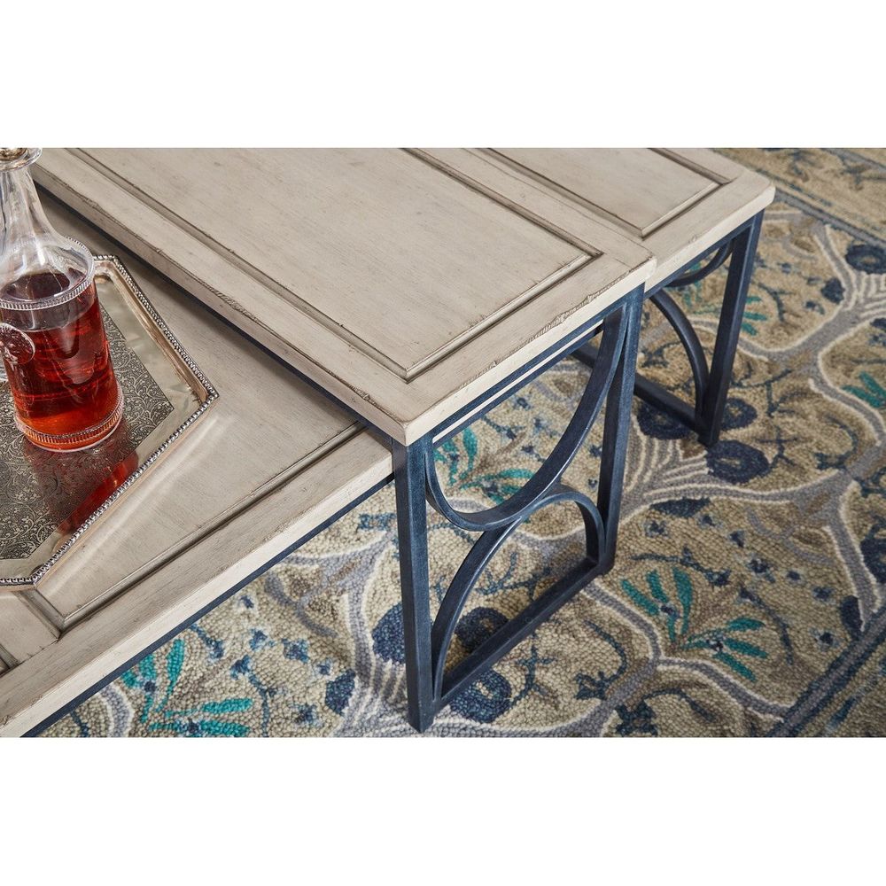 Coffee Tables Alcove Metal Cocktail Table - White