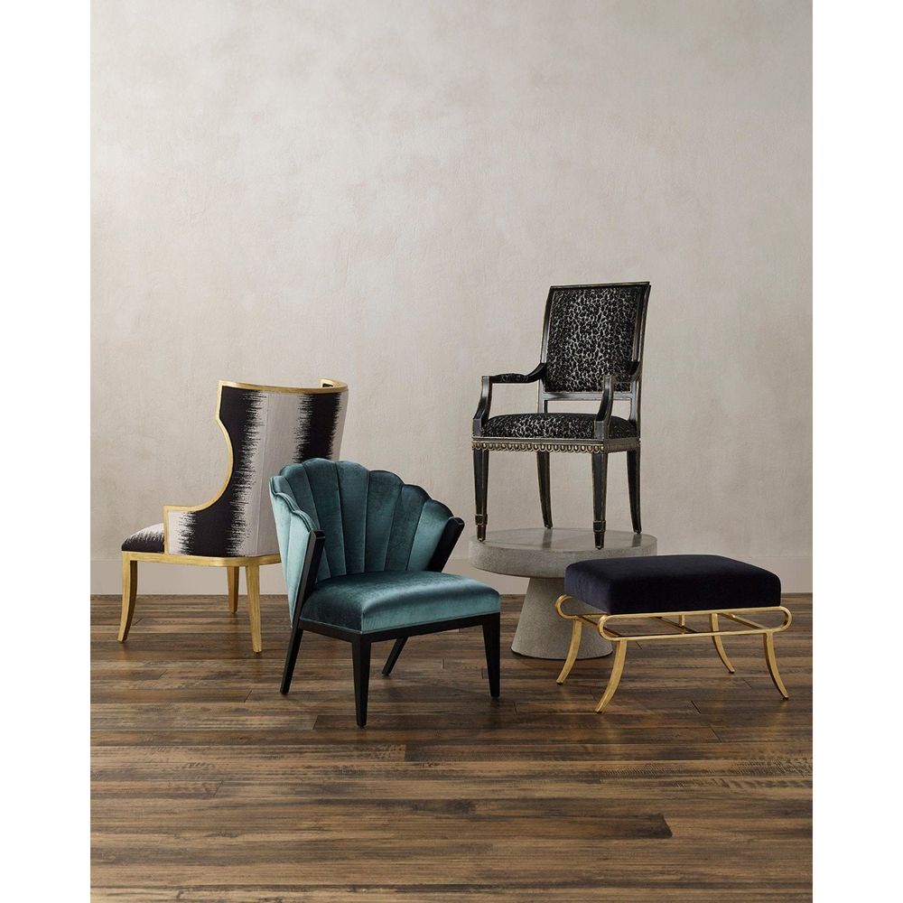 Lounge Chairs Garson Gold Armchair, Otunga Kona