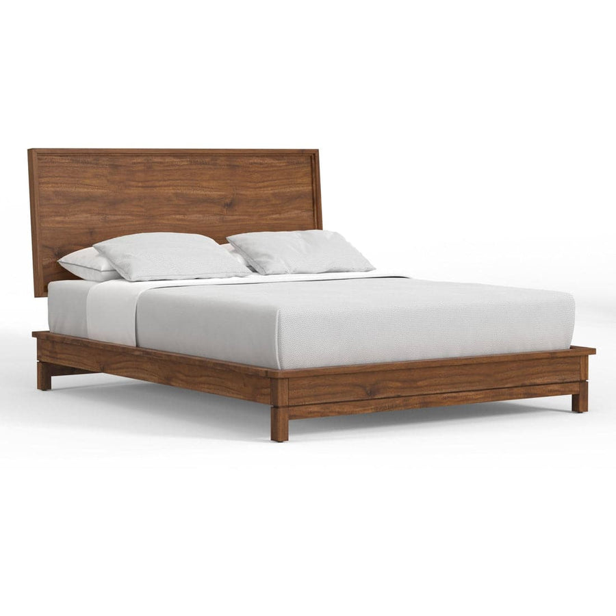 Nova Platform Bed-Origins by Alpine-Origins-110-01Q-BedsQueen-Honey Maple-1-France and Son