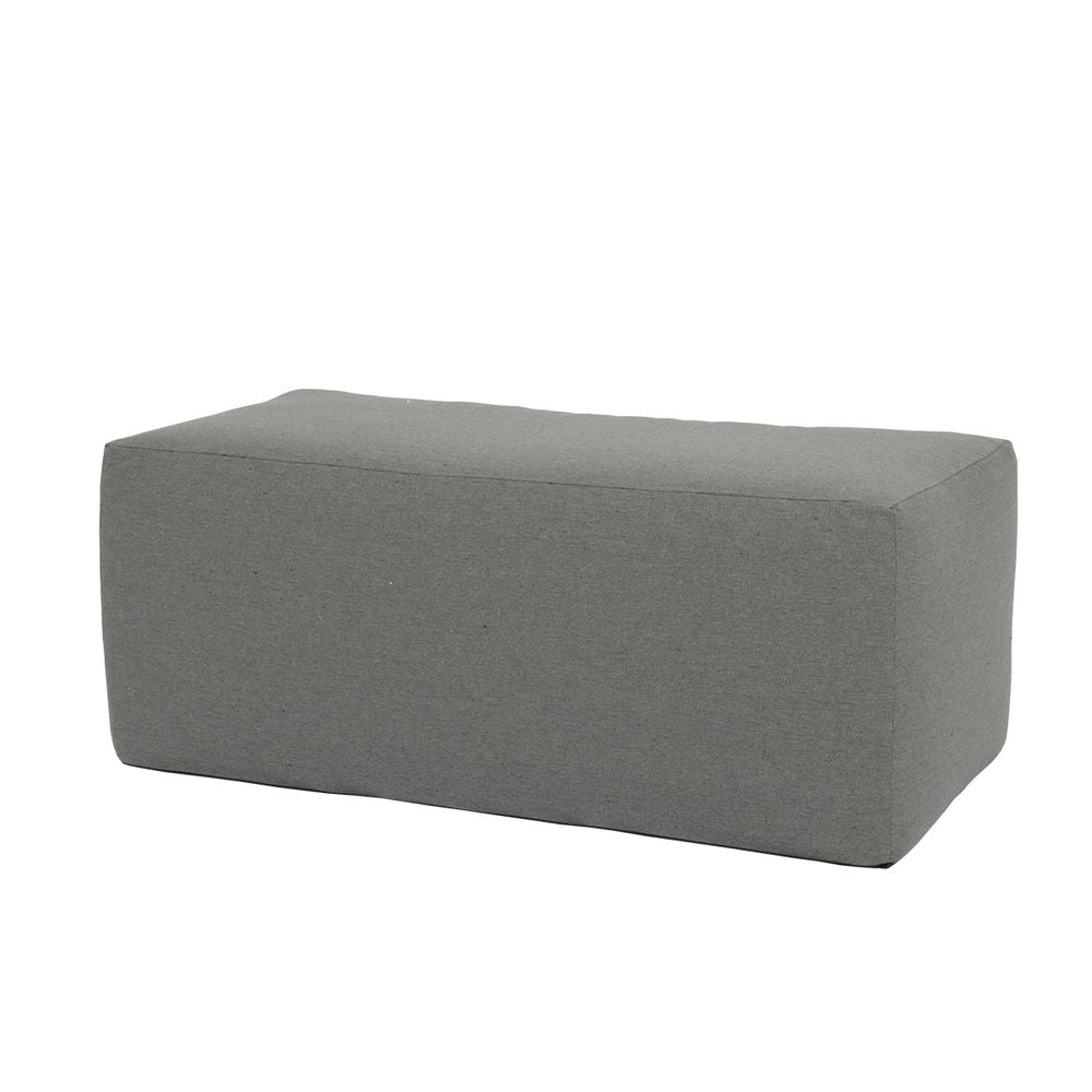 Outdoor Ottomans 24" x 48" Rectangle Coffee Table/Ottoman in Heritage Granite