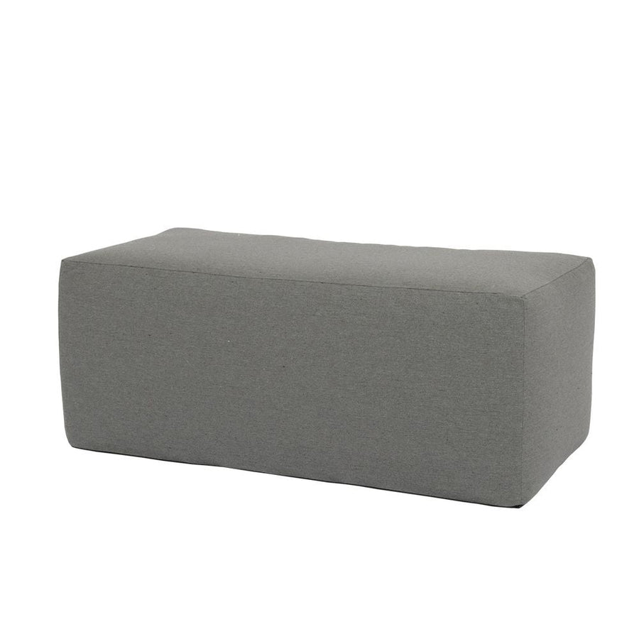Outdoor Ottomans 24" x 48" Rectangle Coffee Table/Ottoman in Heritage Granite