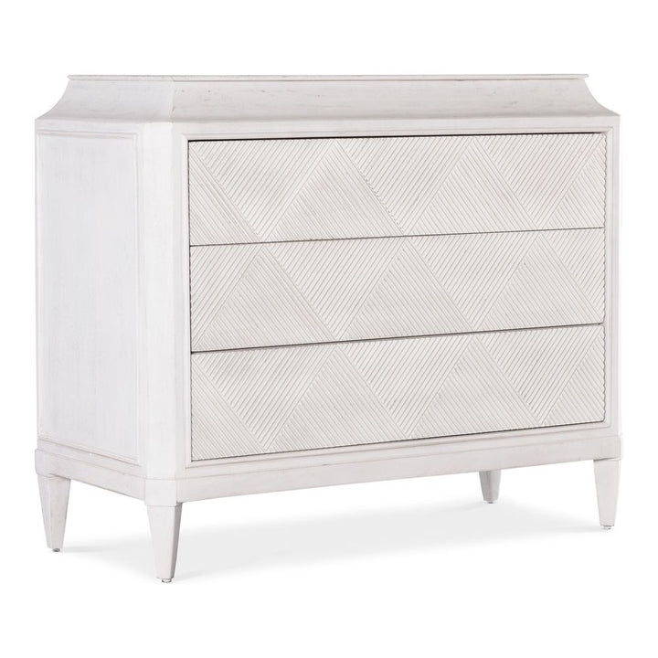 Dressers & Chests Emporium Argyle Three-Drawer Chest - Whites/Creams/Beiges