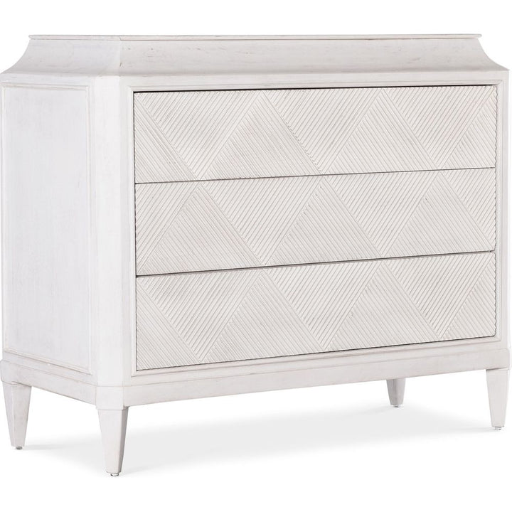 Dressers & Chests Commerce & Market Argyle Three-Drawer Chest - Whites/Creams/Beiges
