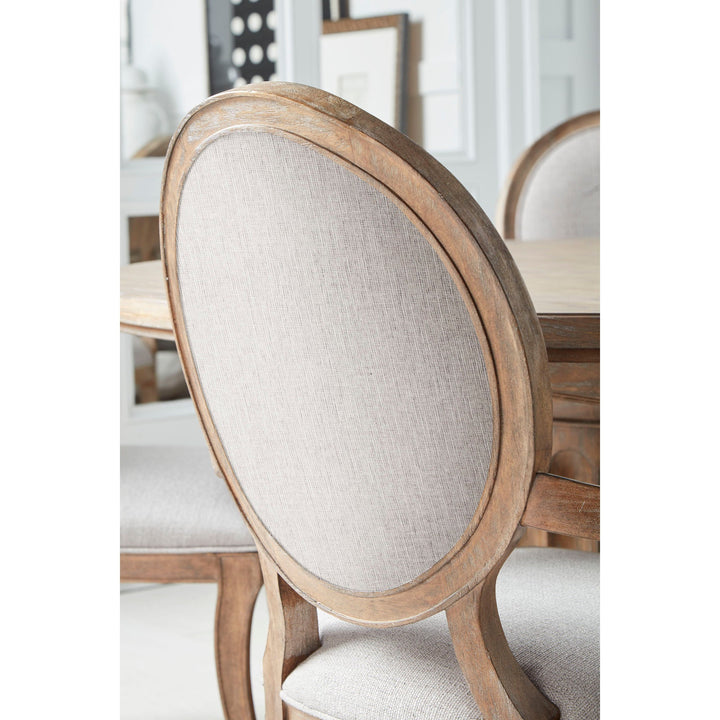 Architrave Oval Side Chair (Purchase in qty of 2 required, priced individually) - Brown