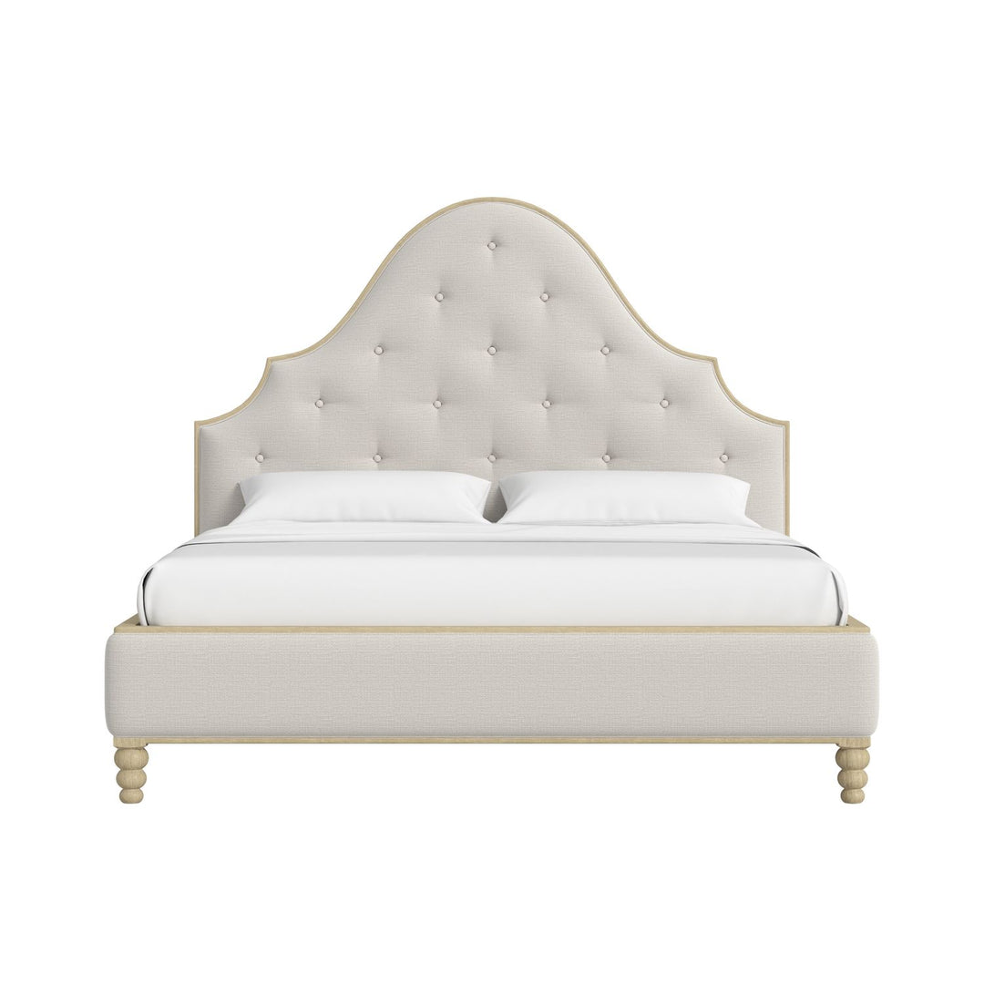 Haven King Upholstered Bed Sundrenched Oak
