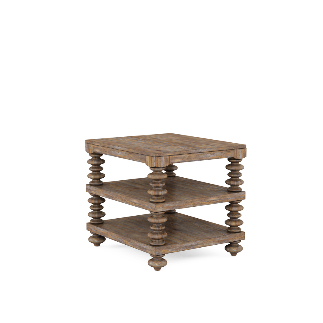 Architrave End Table - Brown